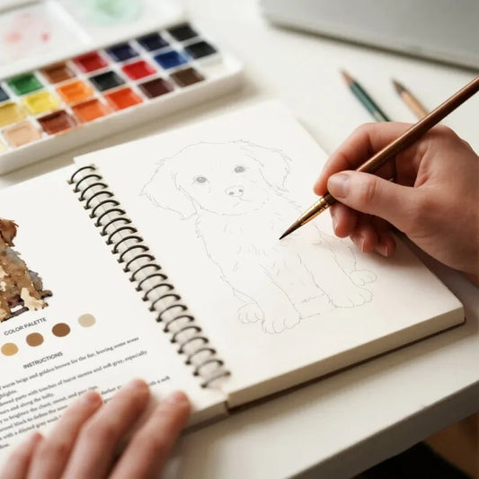 🖼️Beginner-Friendly💕 Watercolor Workbook