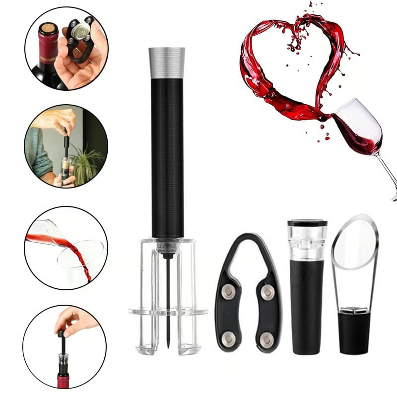 🎄Holiday Pre-Sale Save 49%🔥Air Pump Cork Remover Wine Bottle Opener Set