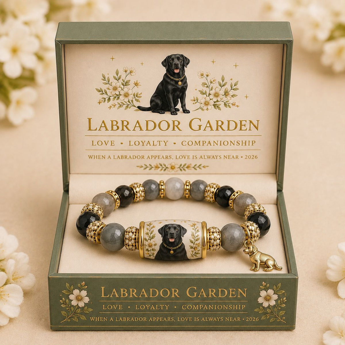🐾 Labrador Garden Bracelet A Timeless Companion for Every Labrador Lover ❤️