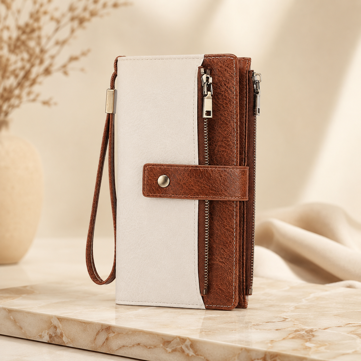 👛 Large Capacity Women’s Wallet with RFID Protection