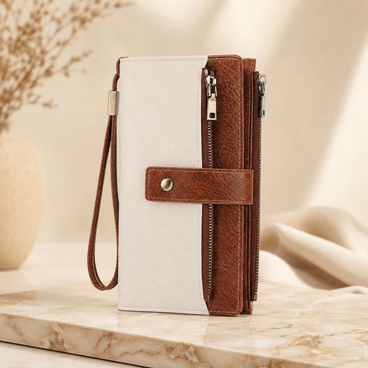 👛 Large Capacity Women’s Wallet with RFID Protection