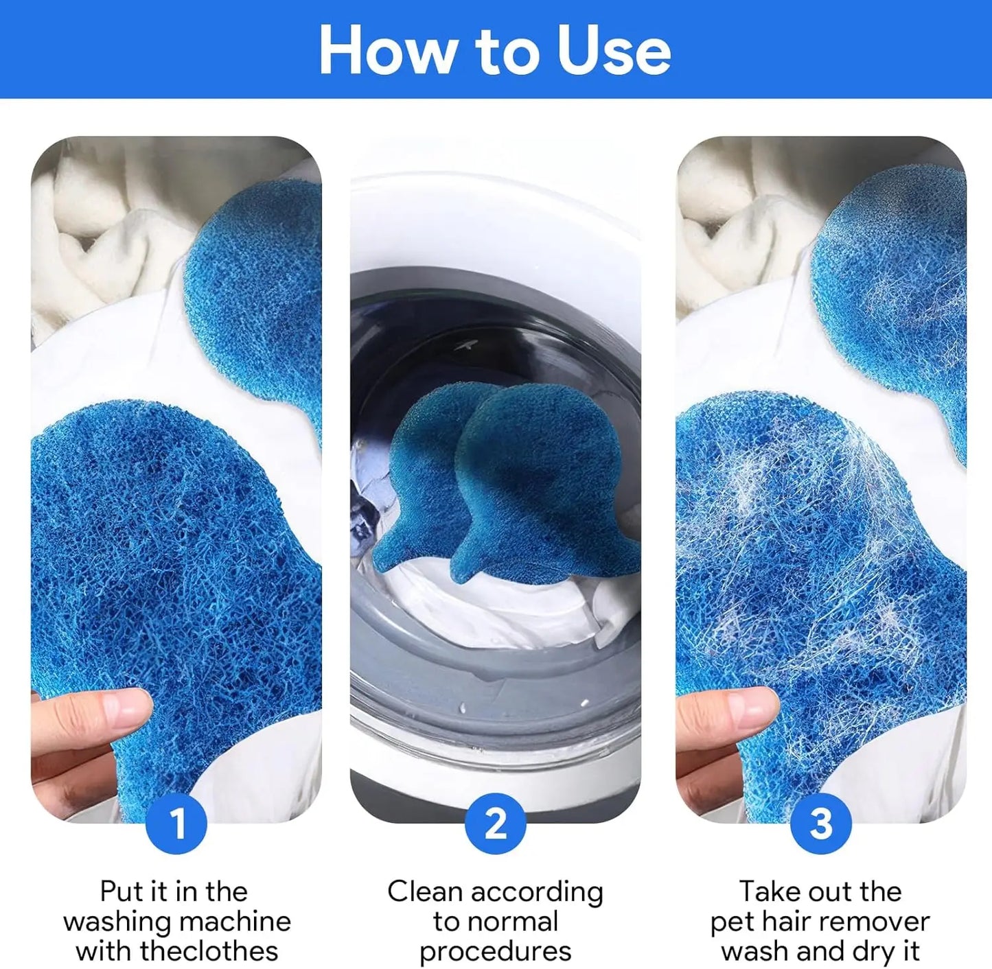 ✨ Laundry Pet Hair Removal Fish — Cleaner Clothes For Pet Owners