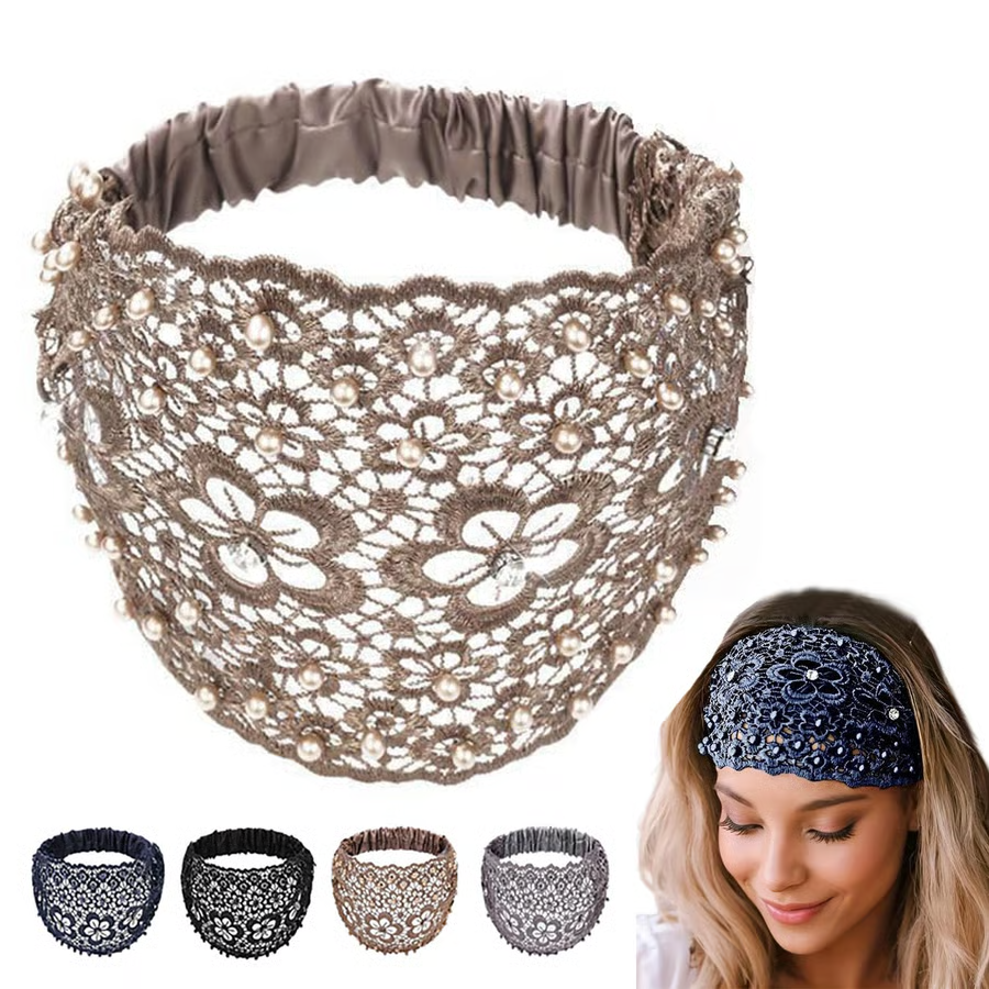 Bohemian Elastic Hollow Rhinestone Headband