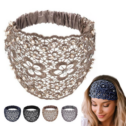 Bohemian Elastic Hollow Rhinestone Headband