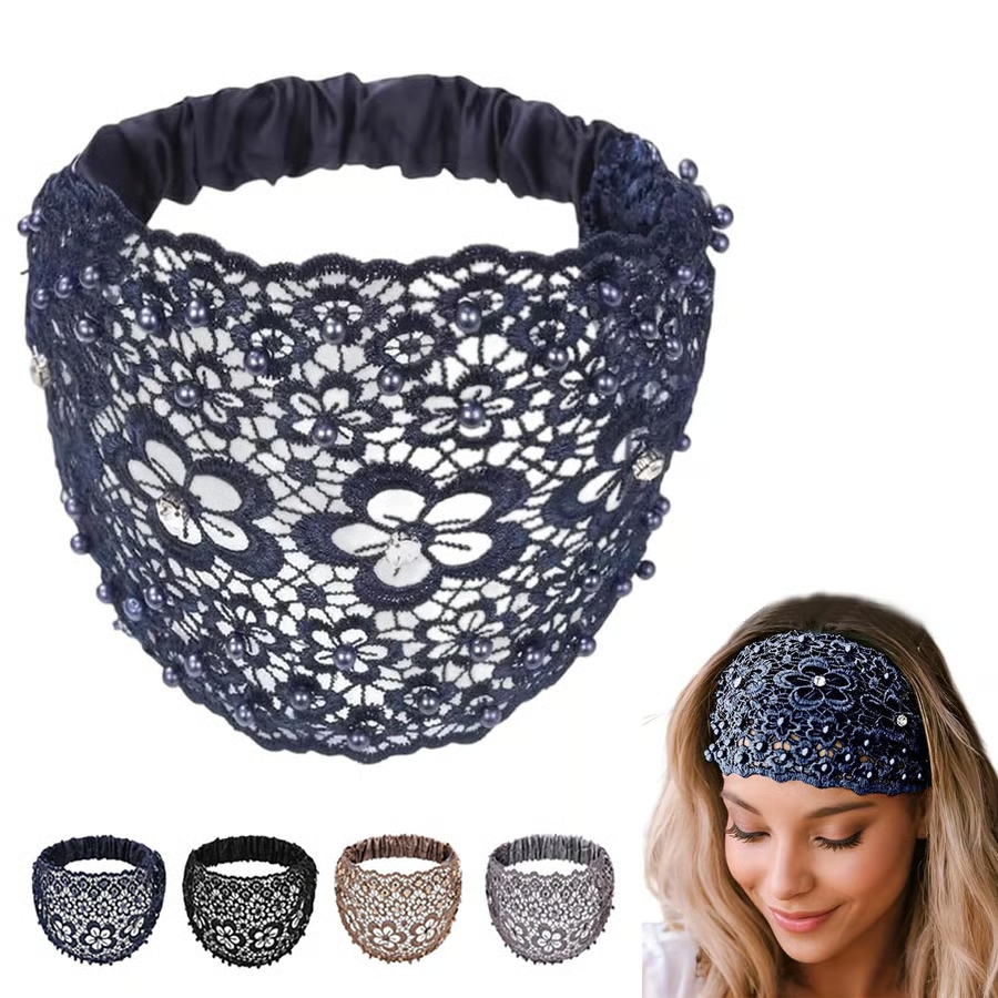 Bohemian Elastic Hollow Rhinestone Headband