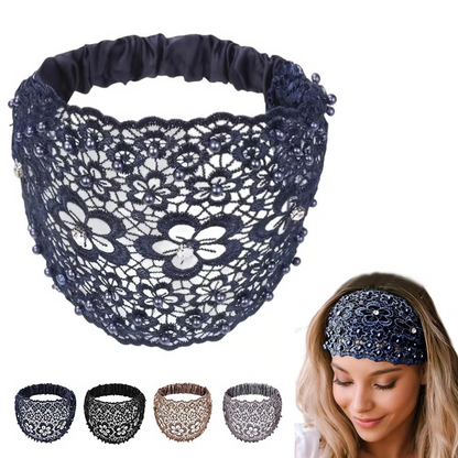 Bohemian Elastic Hollow Rhinestone Headband