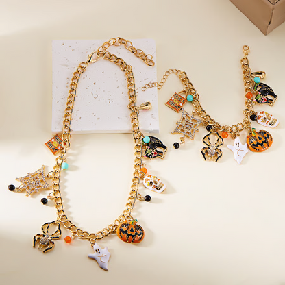 2025 Halloween-Themed Alloy Jewelry