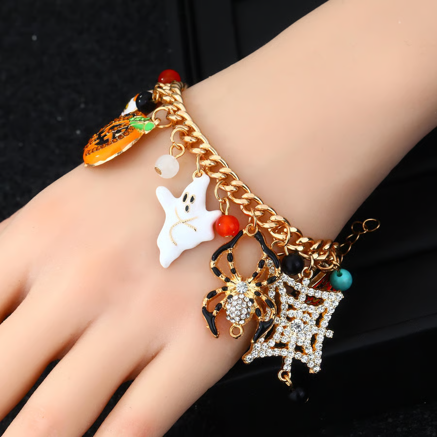 2025 Halloween-Themed Alloy Jewelry