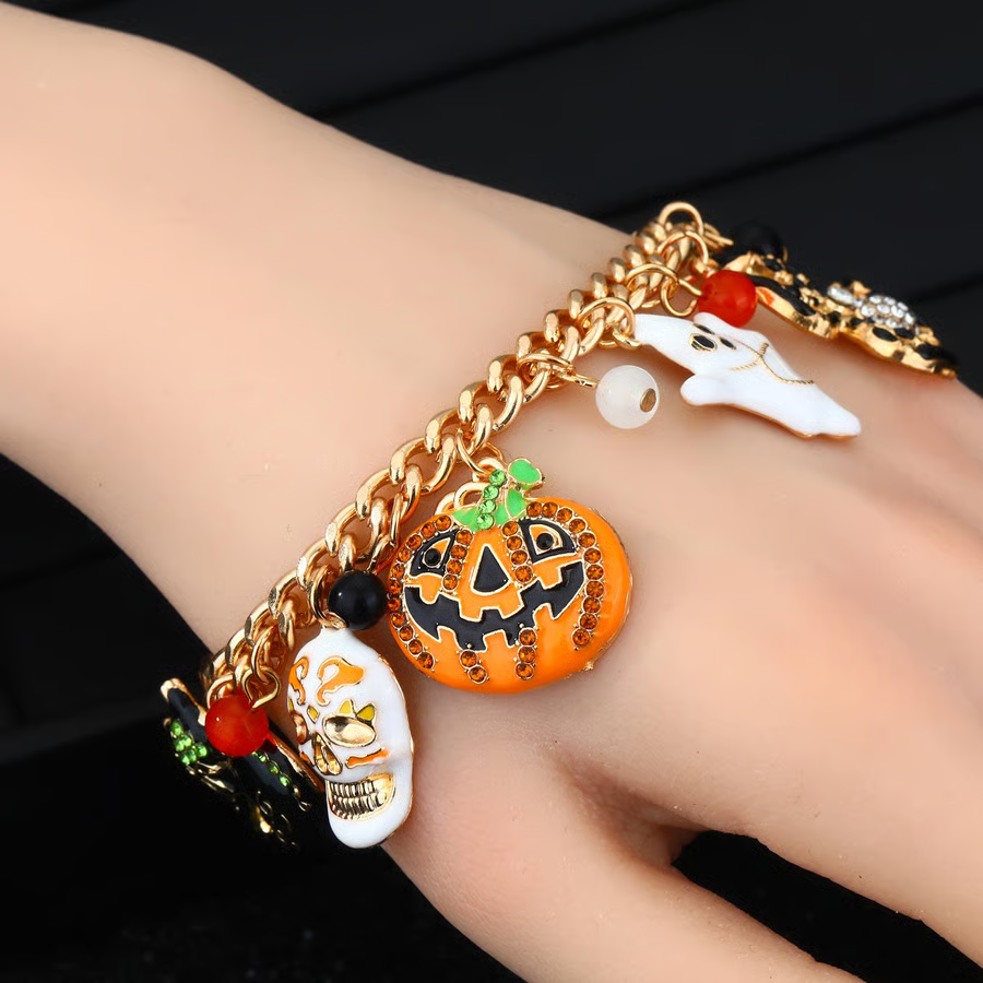 2025 Halloween-Themed Alloy Jewelry
