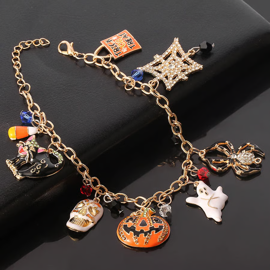 2025 Halloween-Themed Alloy Jewelry