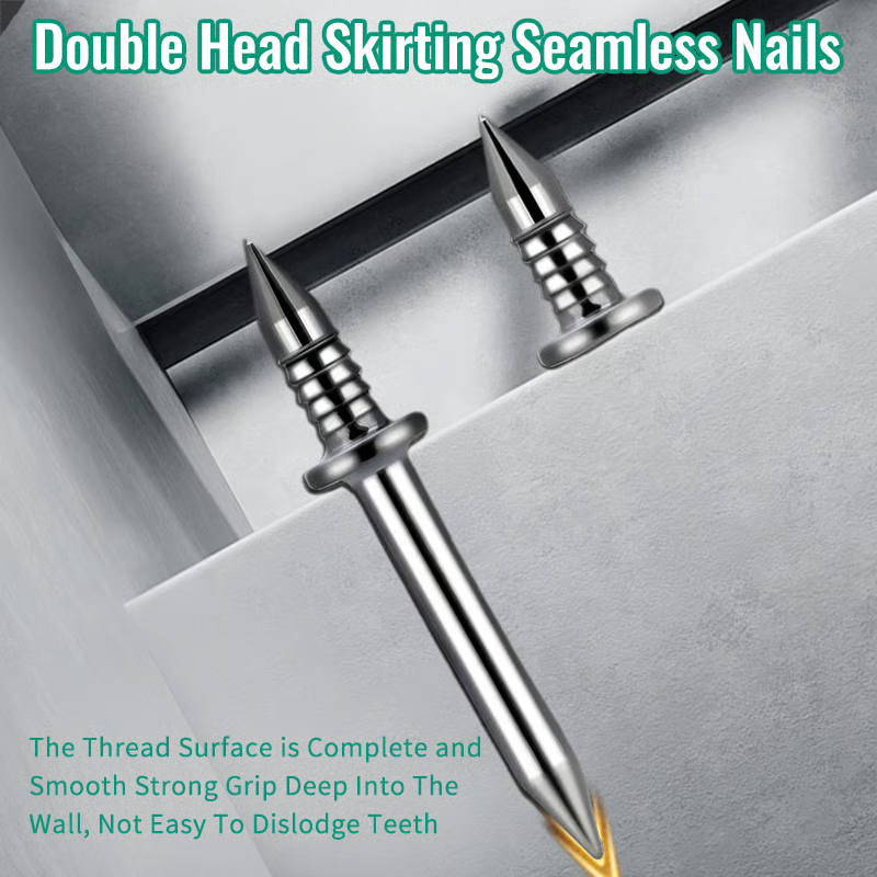 Last Day 49% OFF 🔥Double Head Skirting Thread Seamless Nail