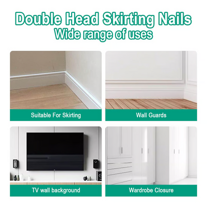 Last Day 49% OFF 🔥Double Head Skirting Thread Seamless Nail