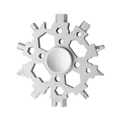 Last Day 49% OFF🔥Snowflake Fidget Spinner With 23-in-1 Multi-Tool🔧