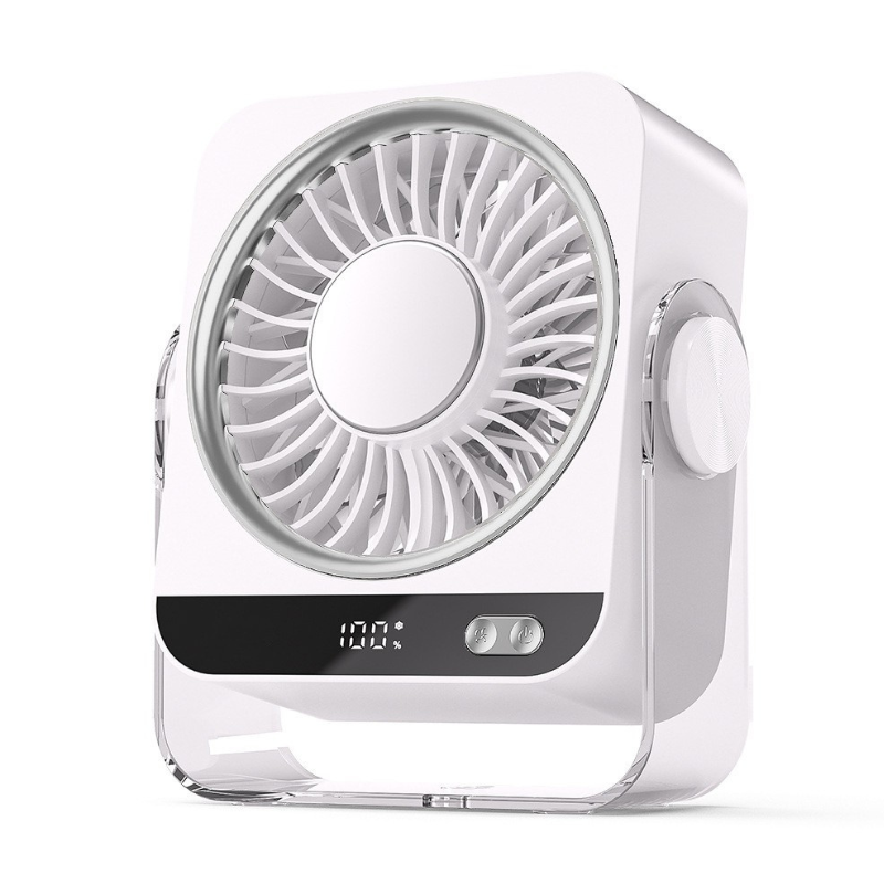 Desk Cooling Fan for Bedroom, 199 Speed Turbo Airflow, Digital Display Quiet Table Fan
