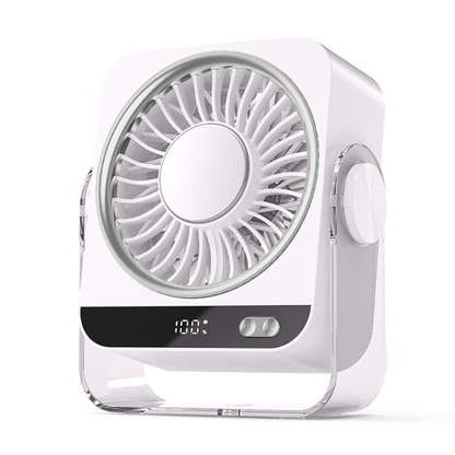 Desk Cooling Fan for Bedroom, 199 Speed Turbo Airflow, Digital Display Quiet Table Fan