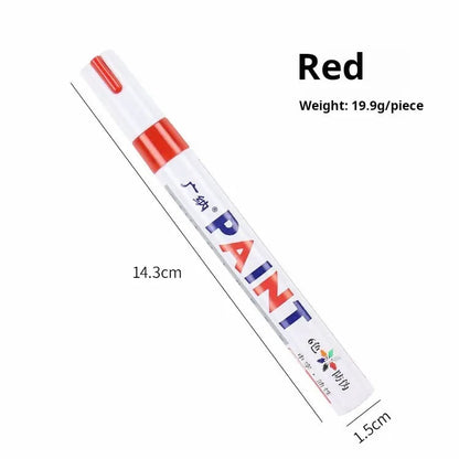 ✍️ 🌟 Waterproof Tire Paint Pen - Permanent Oil-Based Marker for Rims.