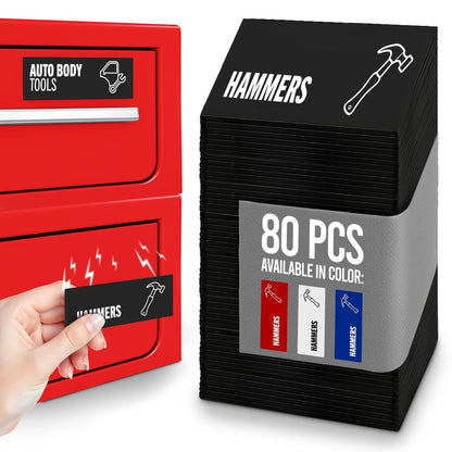 Last Day 49% OFF🔥80-Piece Magnetic Toolbox Labels Kit