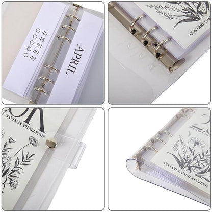 🔥 12-Month Money Saving Challenge Binder – Envelope Budget Planner for the New Year