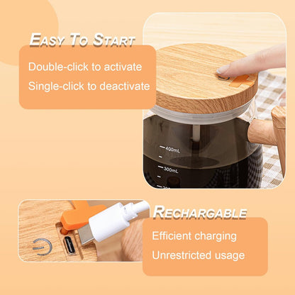 Last Day 49% OFF🔥Portable Fully Automatic Stirring Coffee Cup