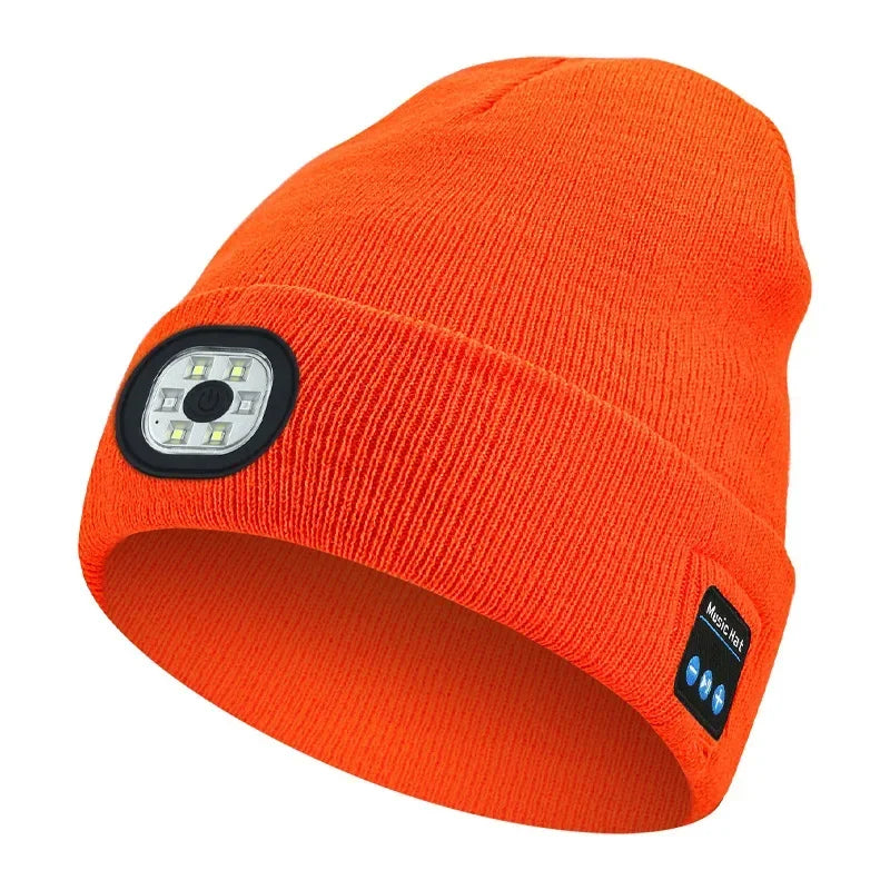 Last Day 49% OFF🔥Bluetooth Beanie with LED Headlight and Removable Speakers