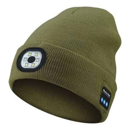 Last Day 49% OFF🔥Bluetooth Beanie with LED Headlight and Removable Speakers