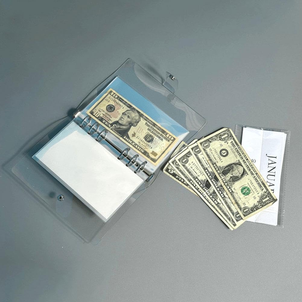 🔥 12-Month Money Saving Challenge Binder – Envelope Budget Planner for the New Year