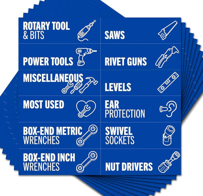 Last Day 49% OFF🔥80-Piece Magnetic Toolbox Labels Kit