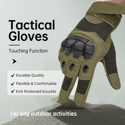 Last Day 49% OFF🔥Tactical Full Finger Gloves with Soft Knuckle Protection