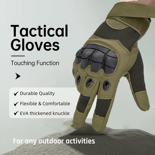 Last Day 49% OFF🔥Tactical Full Finger Gloves with Soft Knuckle Protection