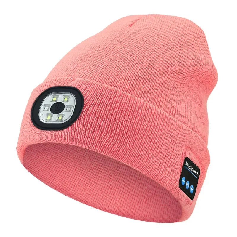 Last Day 49% OFF🔥Bluetooth Beanie with LED Headlight and Removable Speakers