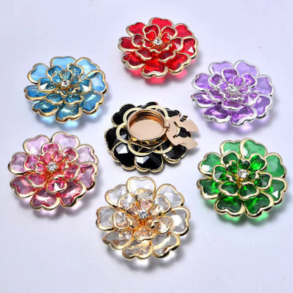 Last Day 49% OFF🔥Antique Bronze Enamel Flower Button Set🌺Subtle Detail for Shirts & Suits