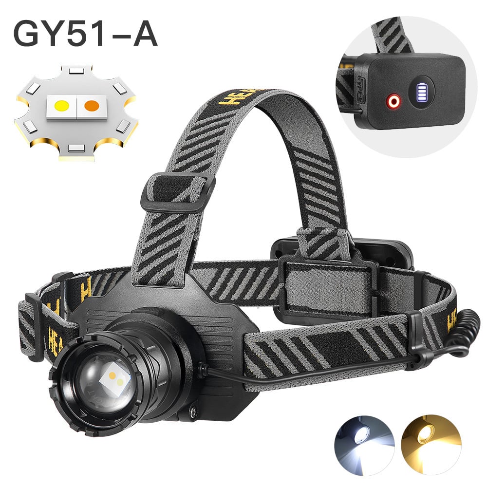 Last Day 49% OFF🔥🔥Super Bright Rechargeable LED Headlamp