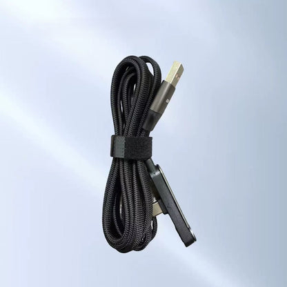 ⚡ Last Day 49% OFF – 240W Fast Charging Cable with Phone Stand 📱 2-in-1 Power & Viewing