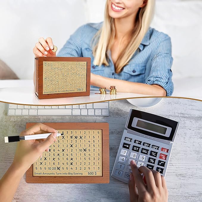 Hot Sale 49% OFF 🔥Wooden Savings Box—Create Your 2026 New Year Savings Plan