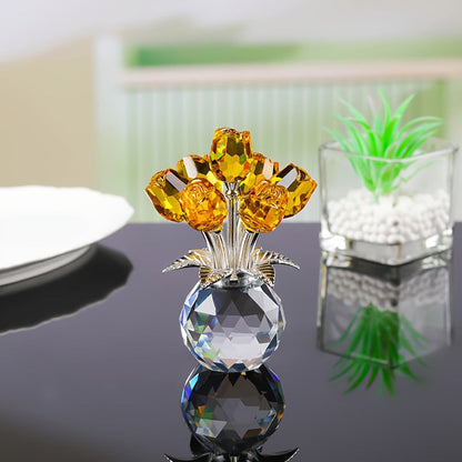 🎁Last Day 49% OFF 🌹Everlasting Crystal Rose Flower Figurine – A Timeless Gift for Mom