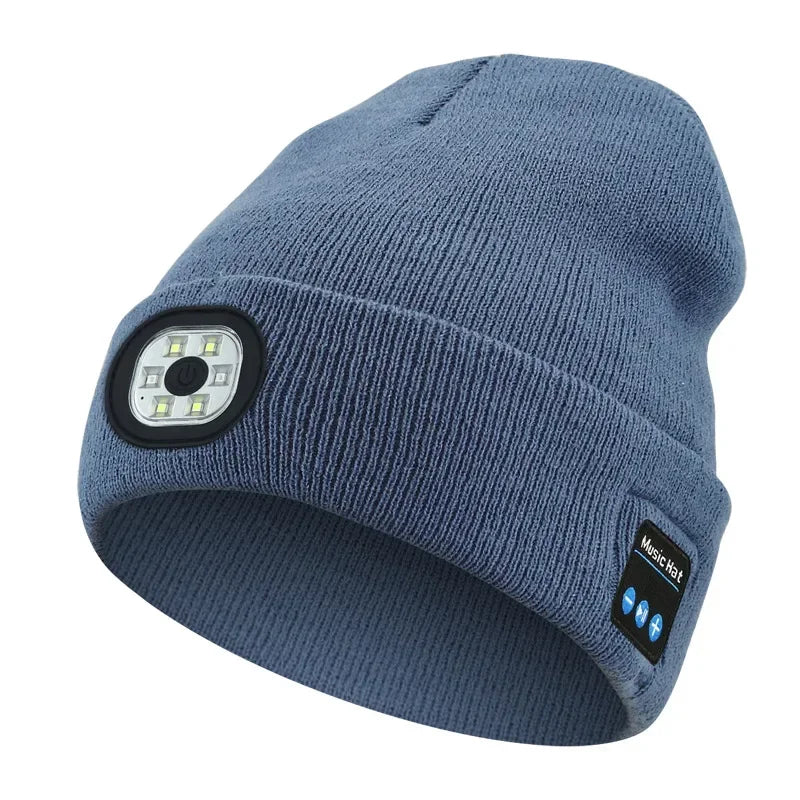 Last Day 49% OFF🔥Bluetooth Beanie with LED Headlight and Removable Speakers