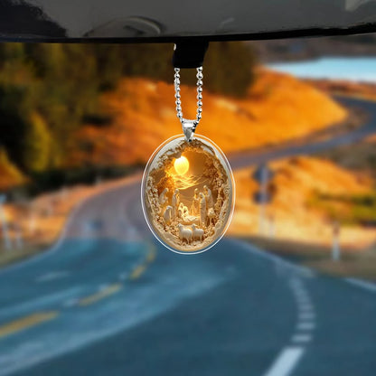 Christmas Nativity Pendant - Faithfulm Anniversary Limited