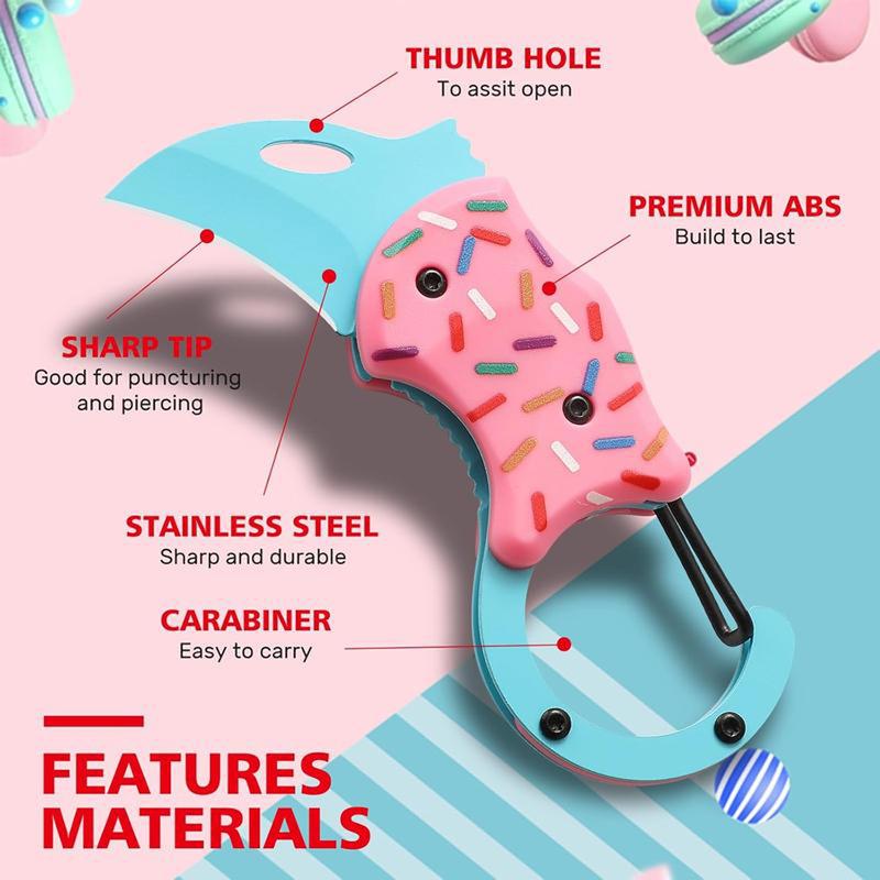 Last Day 49% OFF 🔥 Folding Utility Knife with Unique Donut Design