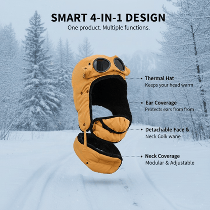 LAST DAY 49% OFF 🔥 Winter Best-Selling 4-in-1 Windproof Warm Hat