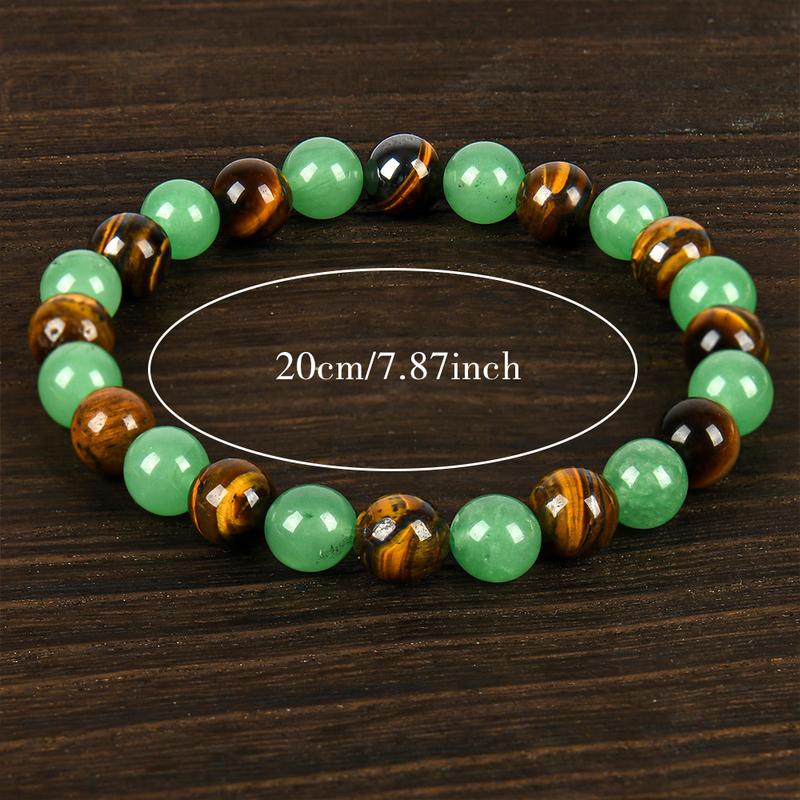 ✨Last Day 49% OFF 🔥 Wealth Energy Money Attraction Bracelet | Green Aventurine & Tiger Eye