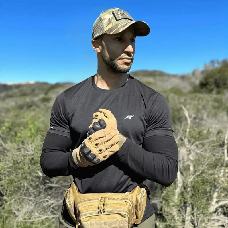 Last Day 49% OFF🔥Tactical Full Finger Gloves with Soft Knuckle Protection