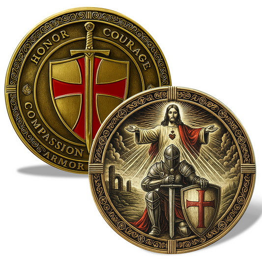 🔥Last Day 49% OFF🛡️ Templar Prayer Coin