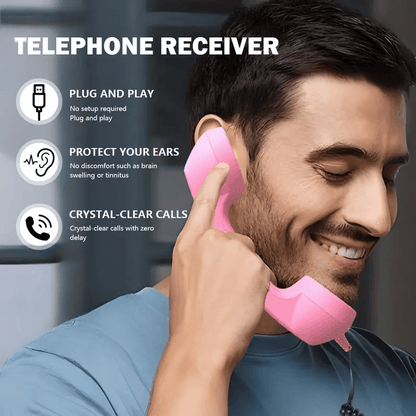 📞 Retro Phone Handset for Type-C Phones – Plug & Talk Vintage Receiver(49% OFF)
