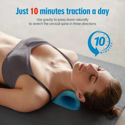 Last Day 49% OFF🔥 Cervical Neck Stretcher & Relaxer Pillow – 10 Min a Day for Pain Relief