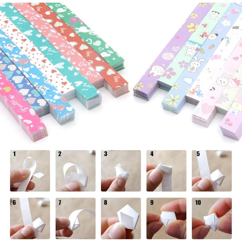 LAST DAY 50% OFF⭐️ Cartoon Star Origami Set — Relax, Create & Decorate! (2700PCS) ✨