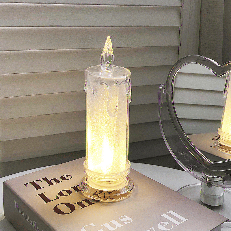 Last Day 49% OFF 🔥Christmas Decor LED Crystal Candle Lamp🎄🕯️