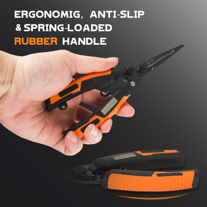 Last Day 49% OFF🔥 4-in-1 Fishing Pliers: Cut, Crimp, Remove Hooks & Open Split Rings 🎣