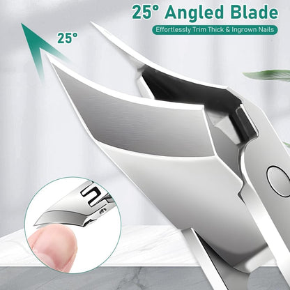 Eagle Beak Nail Clippers Set – Trim Thick Nails & Tricky Edges More Easily