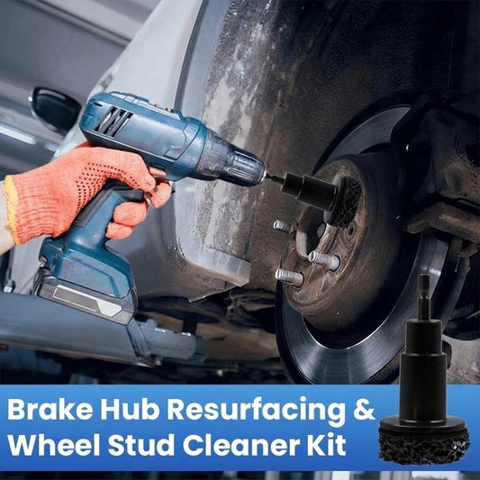 LAST DAY 49% OFF🔥Pro-Grade Wheel Hub & Stud Resurfacing Kit | Rust Removal Attachment