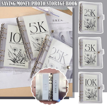 🔥 12-Month Money Saving Challenge Binder – Envelope Budget Planner for the New Year